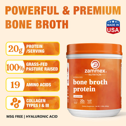 Hydrolyzed Bone Broth Protein Powder