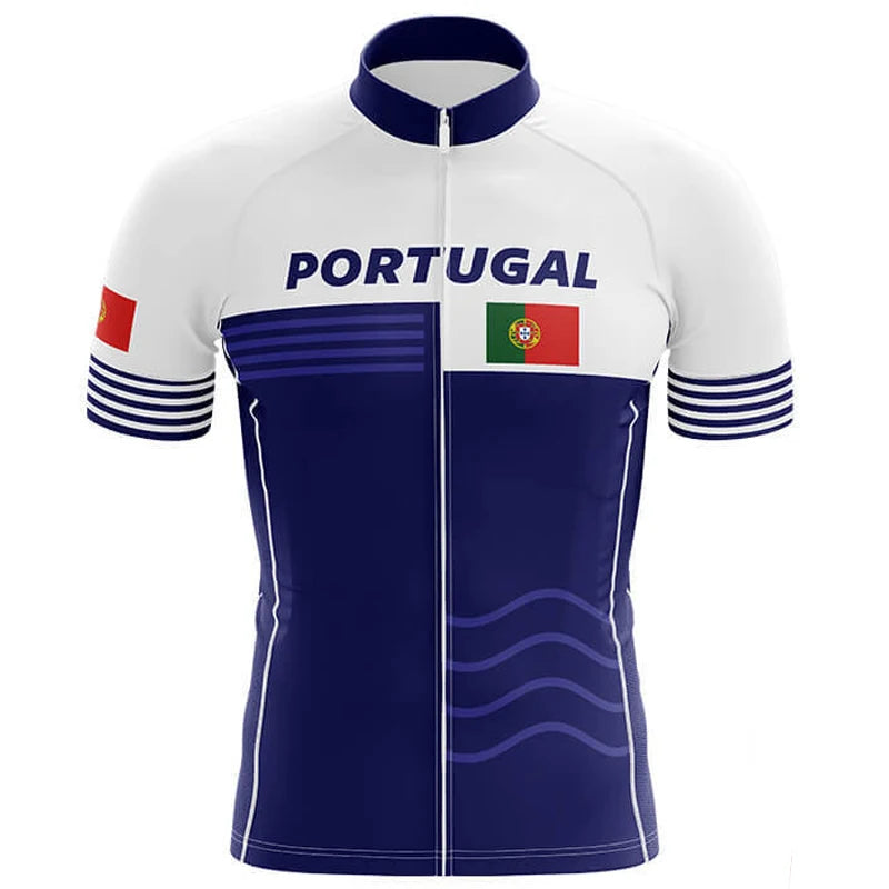 Portugal Bicycle Wear, MTB Cycling Clothing, Bike Uniform, Cycle Shirt, Racing Jersey Suit, 2024