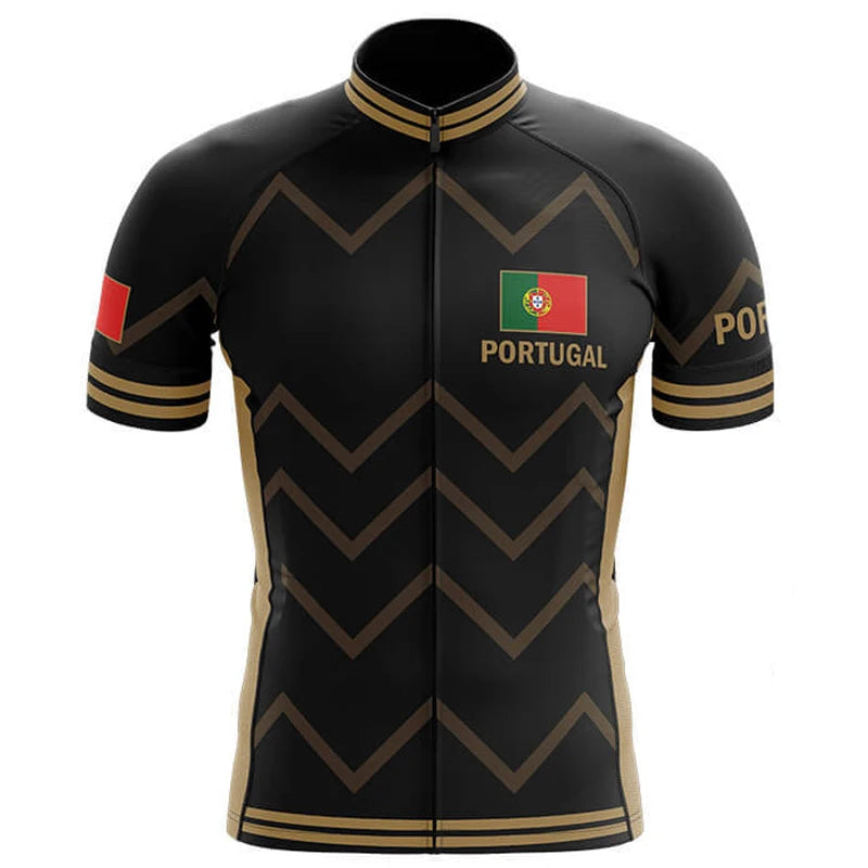 Portugal Bicycle Wear, MTB Cycling Clothing, Bike Uniform, Cycle Shirt, Racing Jersey Suit, 2024