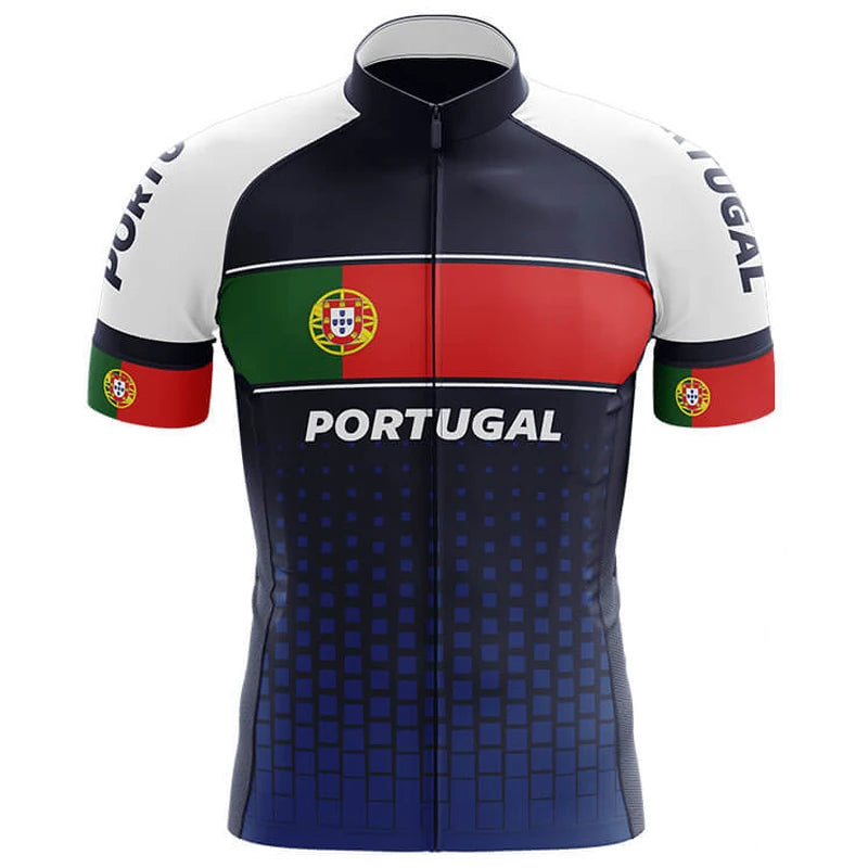 Portugal Bicycle Wear, MTB Cycling Clothing, Bike Uniform, Cycle Shirt, Racing Jersey Suit, 2024