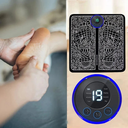 Intelligent Foot Massager Improves Blood Circulation Pulse Therapy Relaxe for Men Women to Relieve Fatigue Foot Acupoint Massage