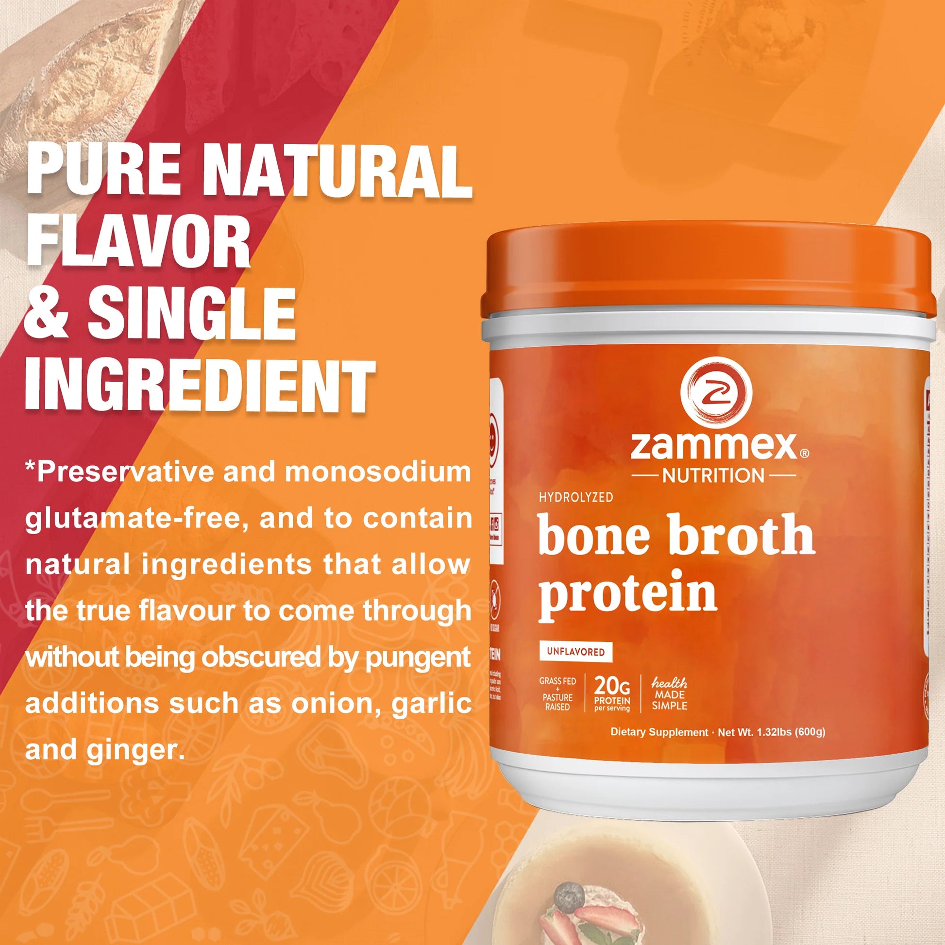 Hydrolyzed Bone Broth Protein Powder