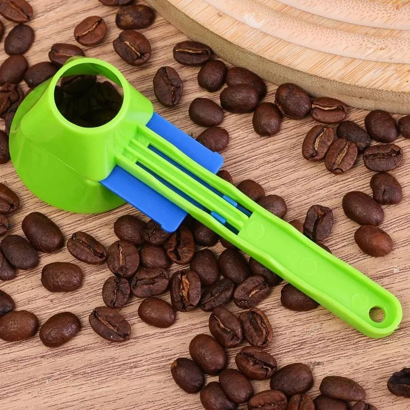 4/1PCS Creative Protein Powder Sliding Spoon Portable Funnel Spoons for Protein Powder Coffee Sports Drinks Home Kitchen Gadgets