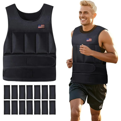 Adjustable Weighted Vest for Men Women,2-20 Lbs Adjustable Weighted Vest with Straps Womens Running Weight Vest for Walking Stre