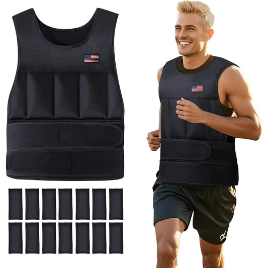 Adjustable Weighted Vest for Men Women,2-20 Lbs Adjustable Weighted Vest with Straps Womens Running Weight Vest for Walking Stre