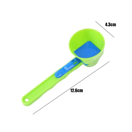 4/1PCS Creative Protein Powder Sliding Spoon Portable Funnel Spoons for Protein Powder Coffee Sports Drinks Home Kitchen Gadgets