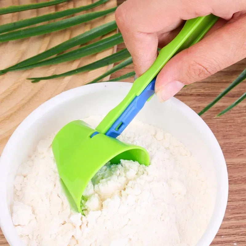 4/1PCS Creative Protein Powder Sliding Spoon Portable Funnel Spoons for Protein Powder Coffee Sports Drinks Home Kitchen Gadgets