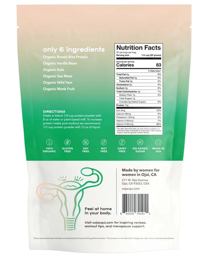 Strong + Vital | Menopause Support Protein Powder | Vanilla Greens